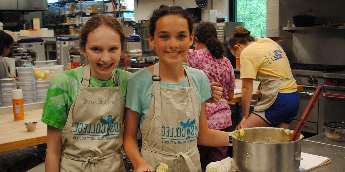 Image of kids baking.